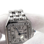 Cartier Panthere de Cartier SM Diamond Bezel Quartz Watch White Dial — view 4