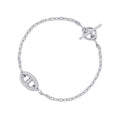 Hermes Bracelet New Farandole Diamond Total 18k White Gold