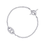 Hermes Bracelet New Farandole Diamond Total 18k White Gold