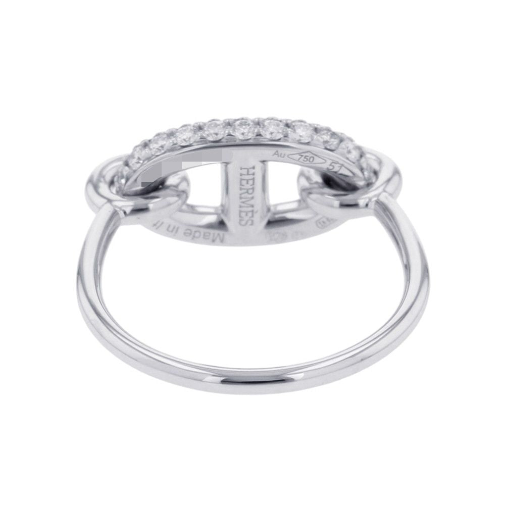 Hermes Ring New Farandole Diamond Total 18k White Gold — view 3