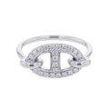 Hermes Ring New Farandole Diamond Total 18k White Gold