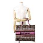 Dior Tote Botanical Pattern Book Large Canvas — view 4