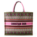 Dior Tote Botanical Pattern Book Large Canvas