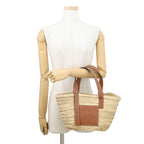 Loewe Handbag Basket Bag Small Raffia Leather — view 4