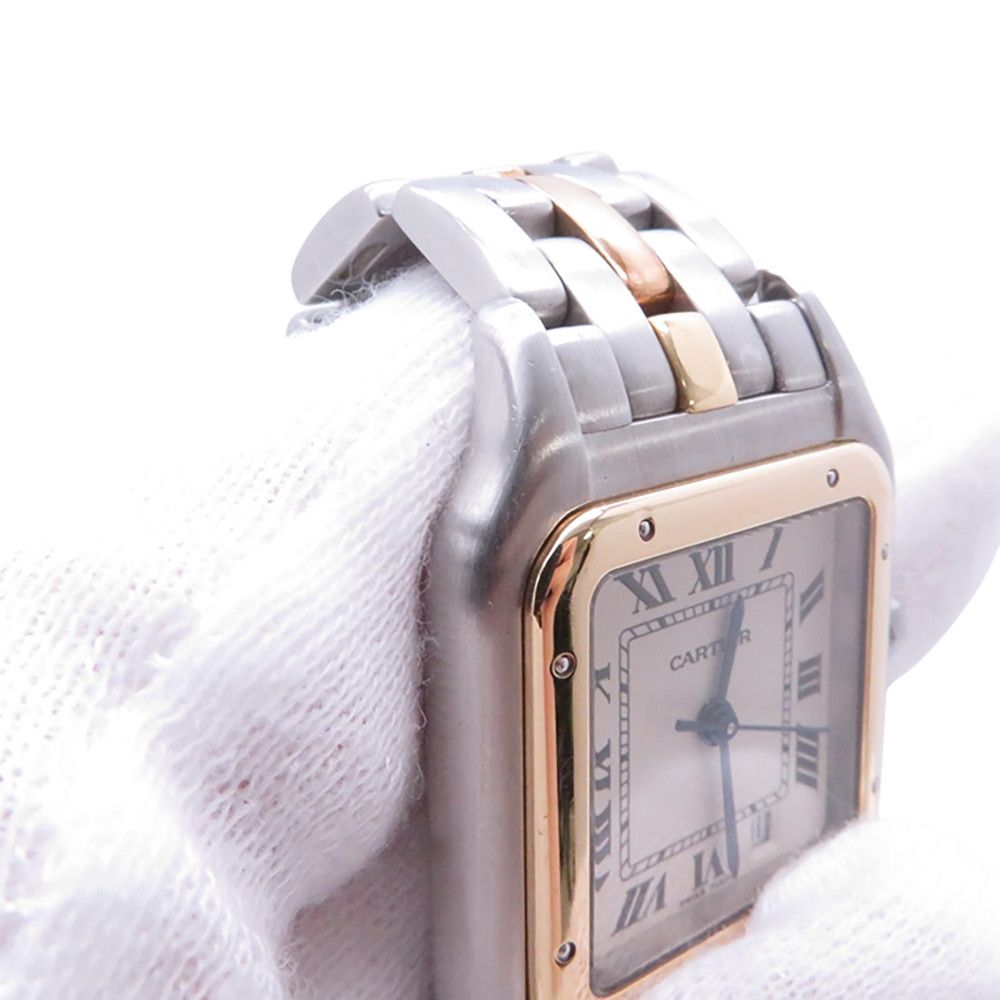 Cartier Panthere MM 1 Row 18k Yellow Gold Watch Quartz Ivory Dial — view 6