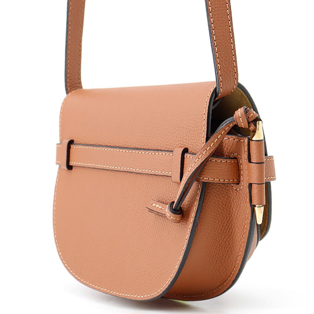Loewe Shoulder Bag Gate Dual Mini Leather Brown — view 2