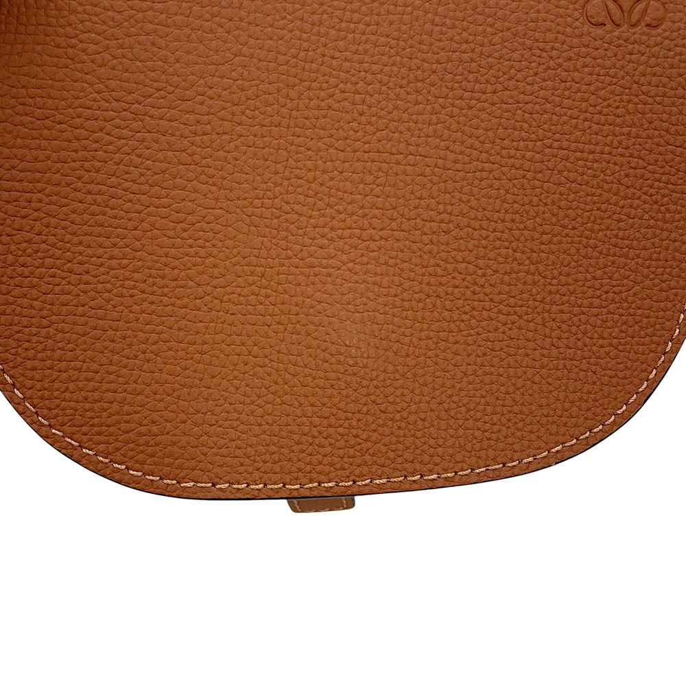 Loewe Shoulder Bag Gate Dual Mini Leather Brown — view 7
