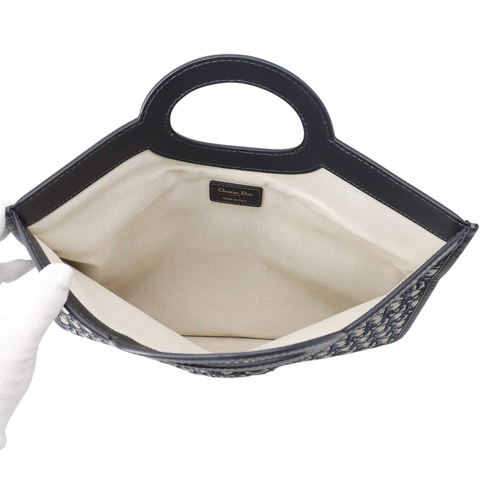Dior Clutch Oblique Jacquard Fold Over 2-Way — view 7