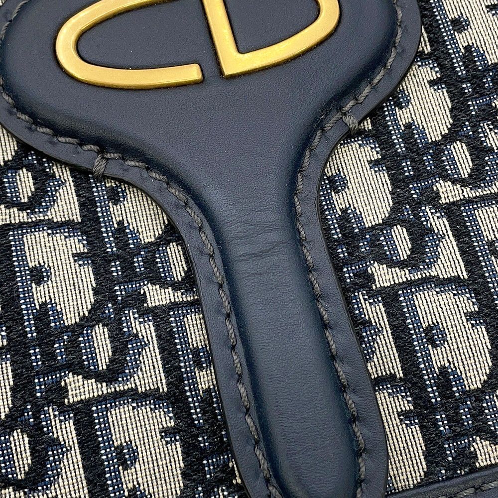 Dior Clutch Oblique Jacquard Fold Over 2-Way — view 8