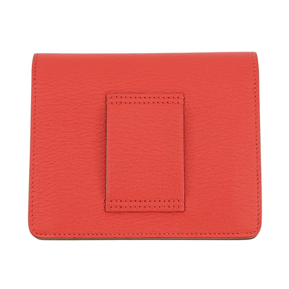 Hermes Wallet Roulis Slim le Juku Silver Chevre Misor — view 3