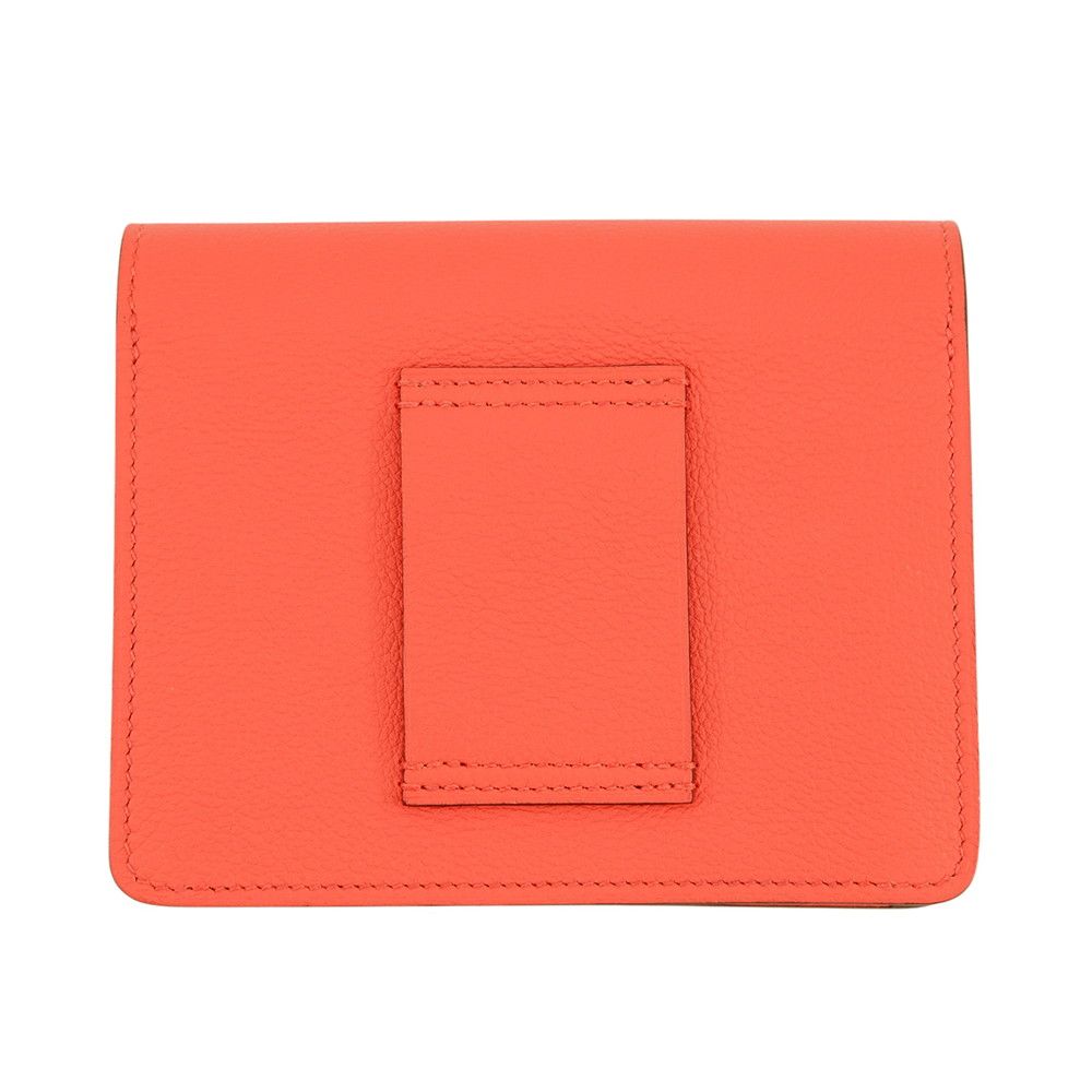 Hermes Wallet Roulis Slim Verso Rose Texas Sienne Silver — view 3
