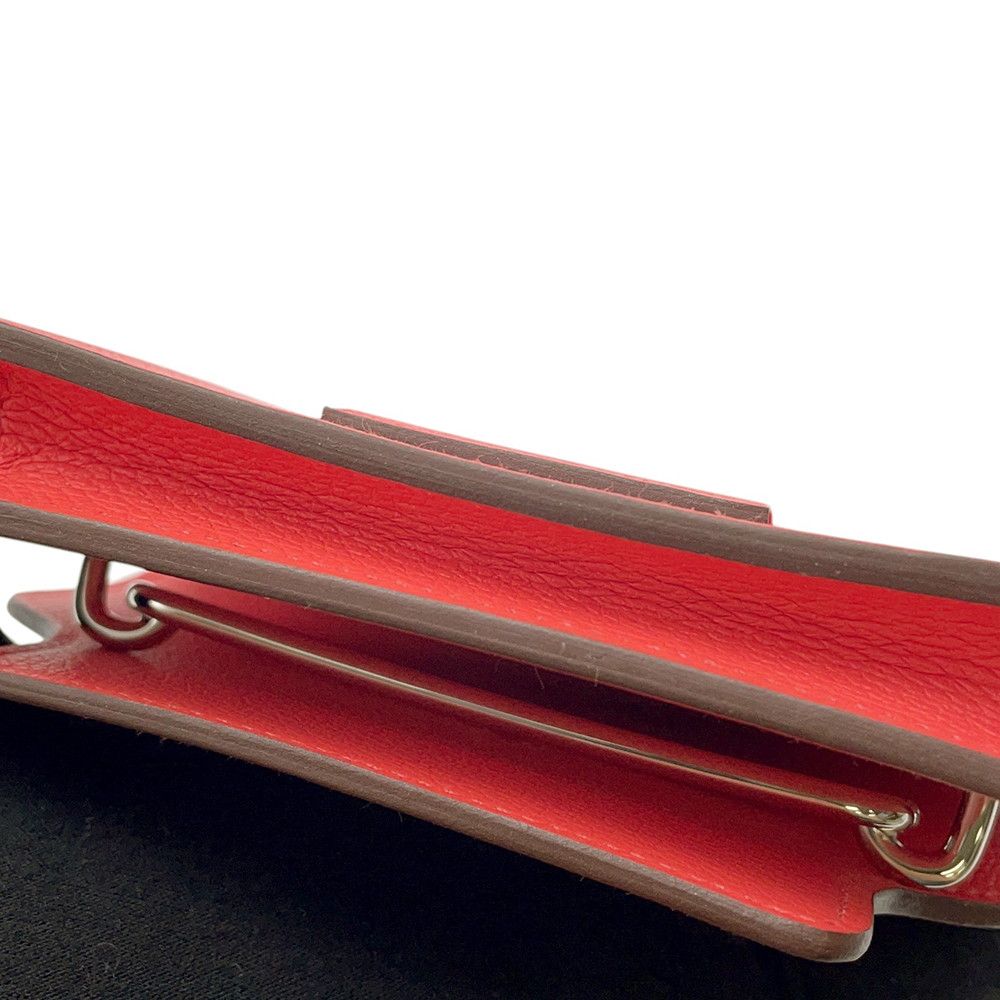 Hermes Wallet Roulis Slim Verso Rose Texas Sienne Silver — view 9
