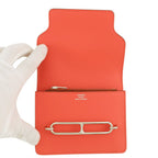 Hermes Wallet Roulis Slim Verso Rose Texas Sienne Silver — view 4