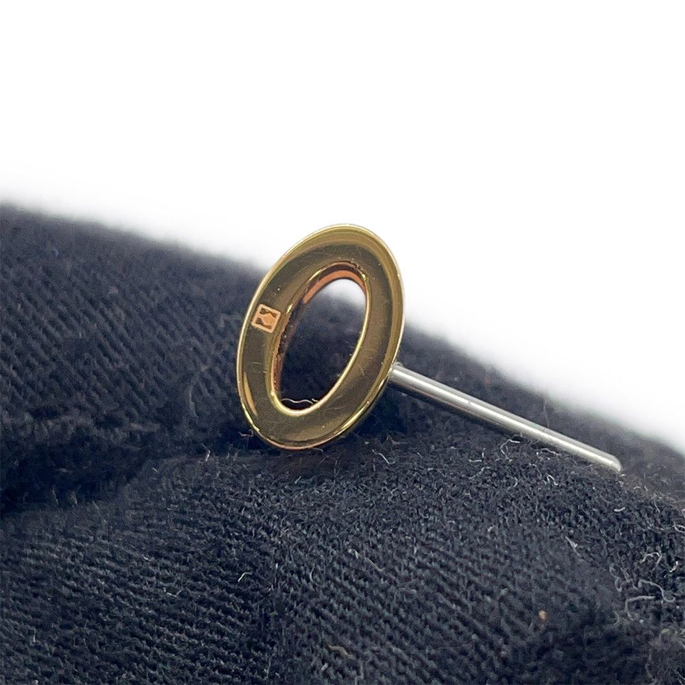 Hermes Earrings Mini Pop White Gold Motif — view 5