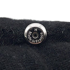 Hermes Earrings Mini Pop Black Silver Motif — view 6