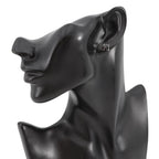 Hermes Earrings Mini Pop Black Silver Motif — view 4