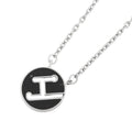 Hermes Necklace Labyrinth Black Silver