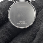 Hermes Necklace Labyrinth Black Silver — view 5