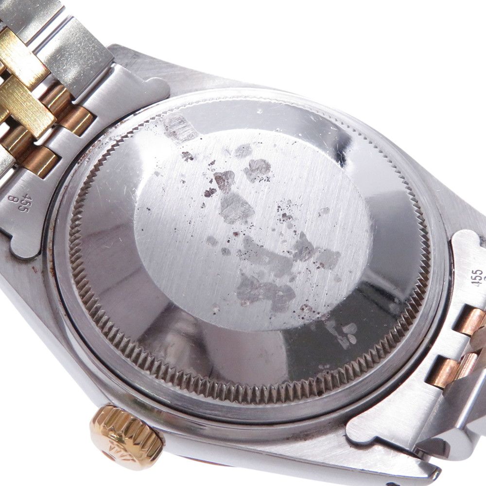 Rolex Datejust No 9 SS 18k Yellow Gold Watch Champagne Dial — view 9