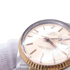 Rolex Datejust No 9 SS 18k Yellow Gold Watch Champagne Dial — view 4