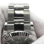 Rolex Datejust 31 SS 18k White Gold Roulette Watch Mint Green Dial — view 5