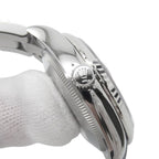 Rolex Datejust 31 SS 18k White Gold Roulette Watch Mint Green Dial — view 6