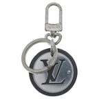 Louis Vuitton LV Circle Back Charm Key Holder Silver