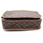 Louis Vuitton Monogram Messenger Bosford GM Shoulder Bag Brown Leather Gold — view 4