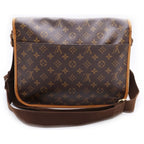 Louis Vuitton Monogram Messenger Bosford GM Shoulder Bag Brown Leather Gold — view 2