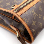 Louis Vuitton Monogram Messenger Bosford GM Shoulder Bag Brown Leather Gold — view 7