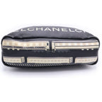Chanel Central Station Tote Black Leather Silver — view 4
