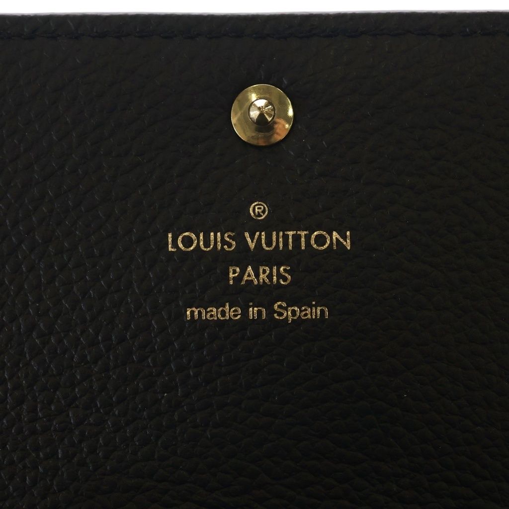 Louis Vuitton Monogram Empreinte Business Card Holder Case Black — view 5
