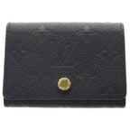 Louis Vuitton Monogram Empreinte Business Card Holder Case Black
