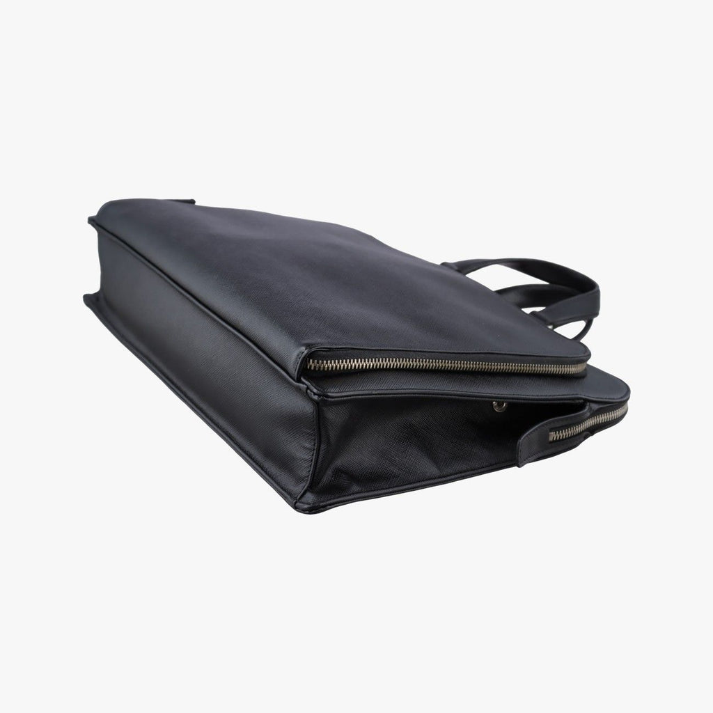 Prada Black Saffiano Leather 31 Handbag — view 4