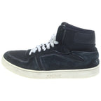 Celine Trainer Suede Mesh Contrast Mid Cut Sneakers Black
