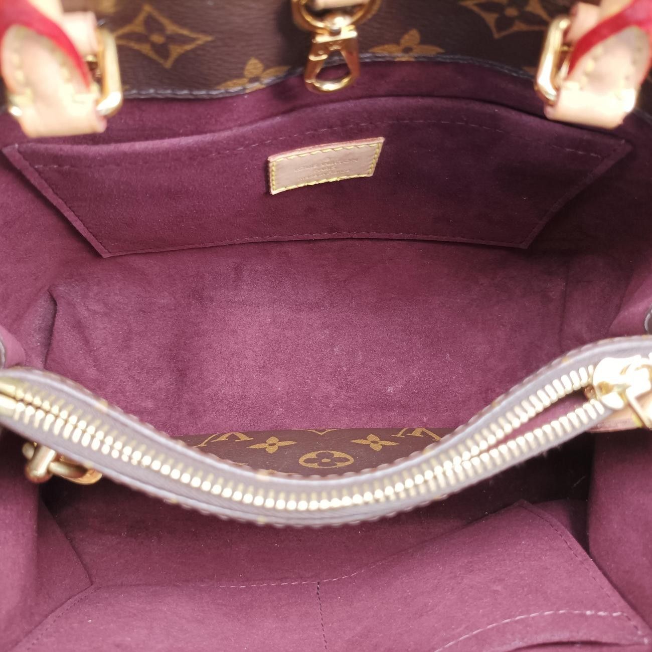 Louis Vuitton Montaigne MM Monogram Brown Canvas Messenger — view 9