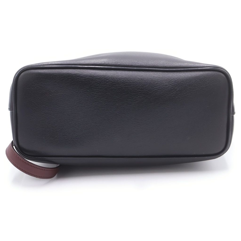 Celine Soft Cube Small 2-Way Handbag Black Red Leather — view 4