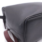 Celine Soft Cube Small 2-Way Handbag Black Red Leather — view 6