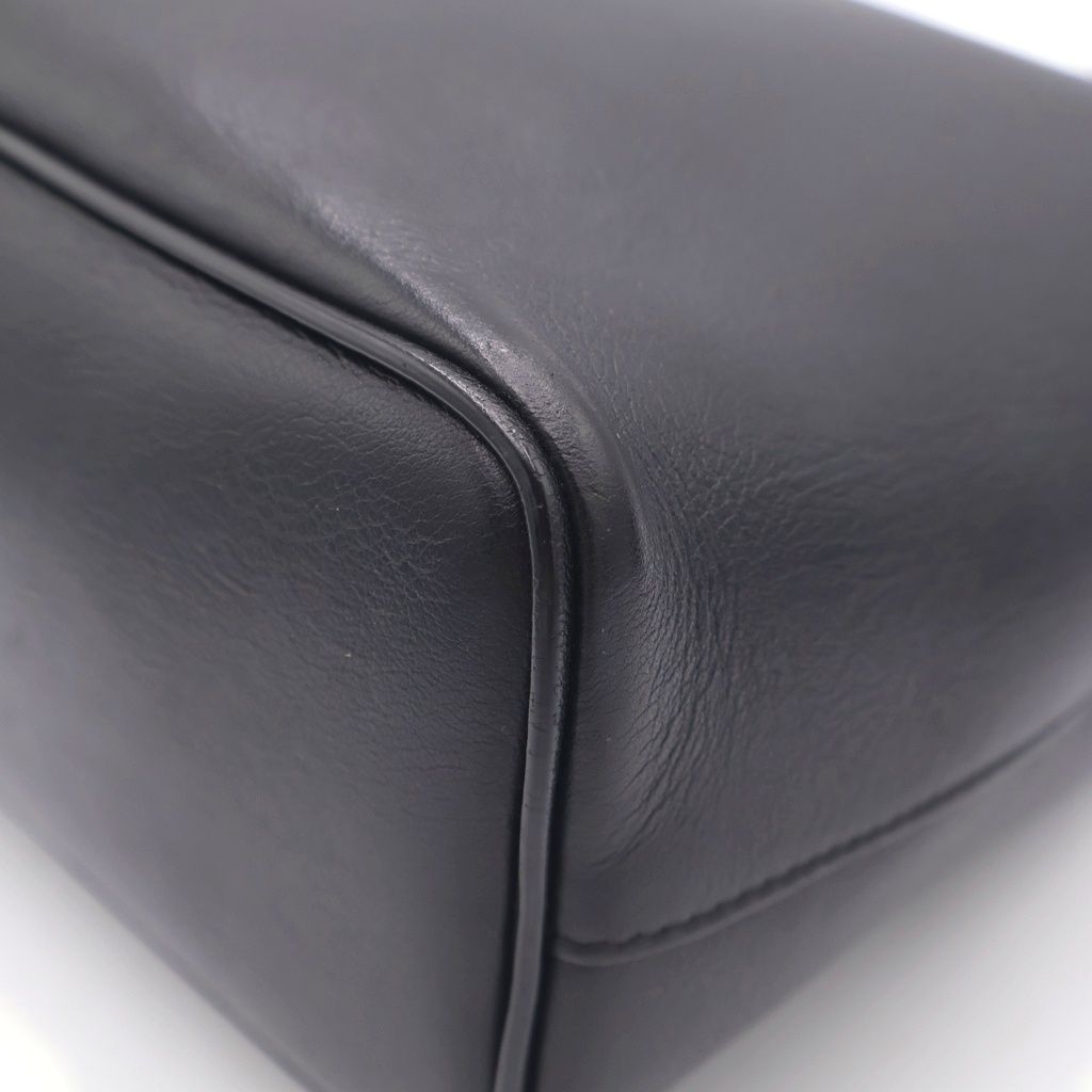 Celine Soft Cube Small 2-Way Handbag Black Red Leather — view 5