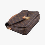 Louis Vuitton Pochette Metis MM Monogram Brown Canvas Handbag — view 5