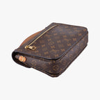 Louis Vuitton Pochette Metis MM Monogram Brown Canvas Handbag — view 7