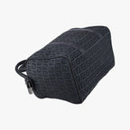 Fendi Zucchi Nifo Baulette Black Canvas Leather Jq5 Handbag — view 5