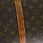 Louis Vuitton Keepall 50 Monogram Leather Boston Bag Gold Brown — view 6