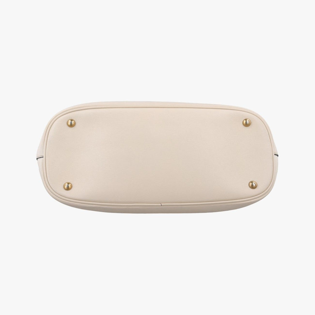 Gucci Bright Bit White Leather Handbag — view 3