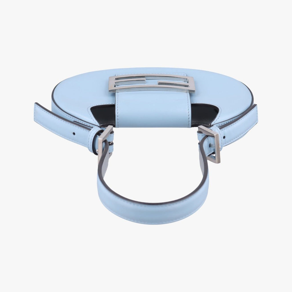 Fendi Cookie Mini Blue Leather Handbag — view 8