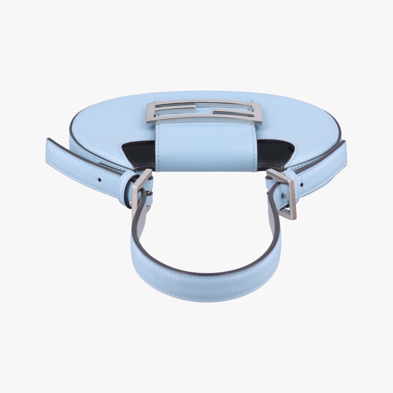 Fendi Cookie Mini Blue Leather Handbag — view 8