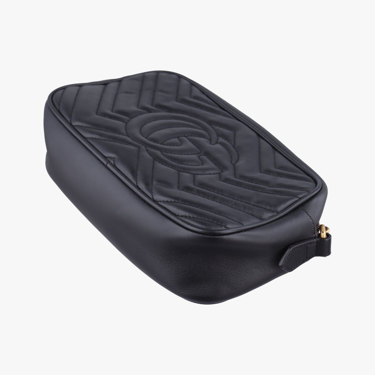Gucci GG Marmont Black Leather Messenger — view 6