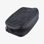 Gucci GG Marmont Black Leather Messenger — view 7