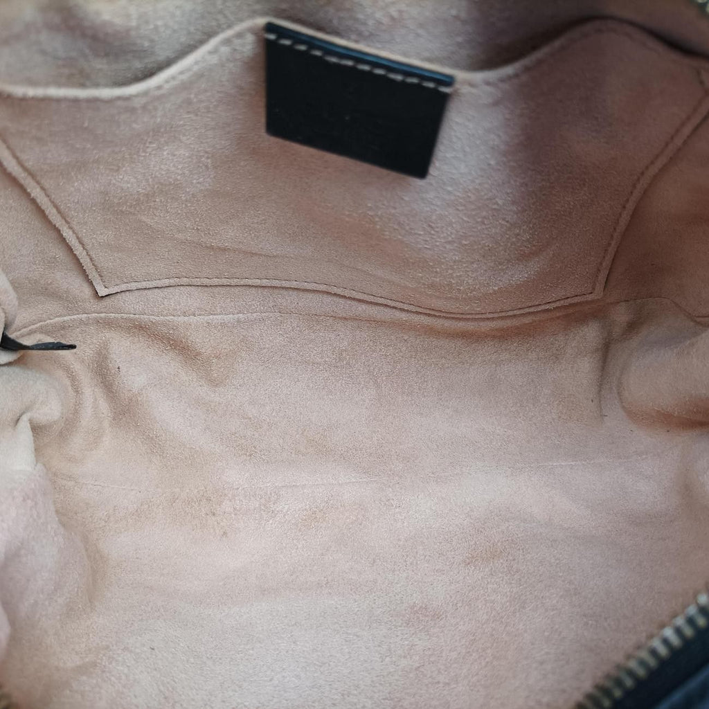 Gucci GG Marmont Black Leather Messenger — view 9