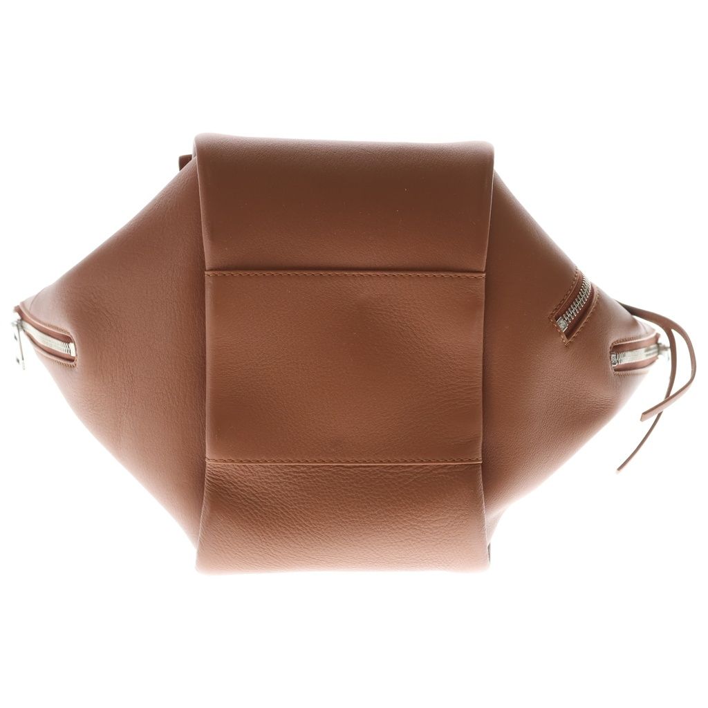 Loewe Hammock Flip Classic Calf Leather 2-Way Shoulder Bag Brown — view 4